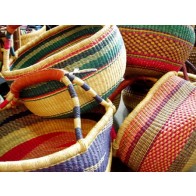 Bolga Baskets Hand Woven From Ghana