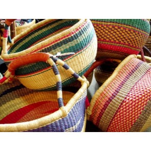 Bolga Baskets Hand Woven From Ghana
