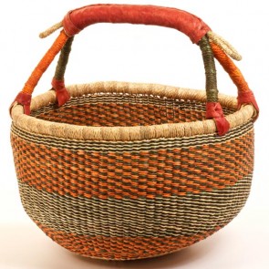 Bolga Basket Purse Hand Woven From Ghana